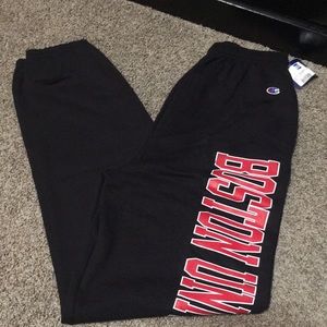 Men’s Champion brand Boston College sweat pants